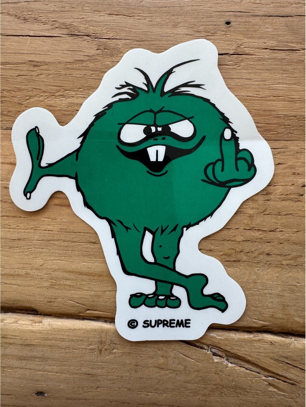 Supreme NYC Sticker Camacho Green (100% Authentic) Box Logo